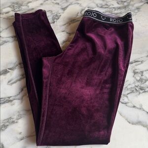 Rojo Outerwear Velvet Leggings Base Layer Women’s Medium